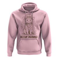 Cowgirl Bride Cat Hoodie Vintage Cow Cat Rodeo Bachelorette