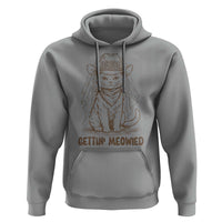 Cowgirl Bride Cat Hoodie Vintage Cow Cat Rodeo Bachelorette