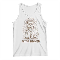 Cowgirl Bride Cat Tank Top Vintage Cow Cat Rodeo Bachelorette