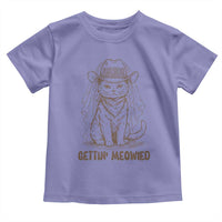 Cowgirl Bride Cat Toddler T Shirt Vintage Cow Cat Rodeo Bachelorette