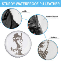 Vintage Cowboy Cat Spare Tire Cover Retro 90s Western Country Rodeo Kitten Cowgirl - Wonder Print Shop