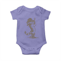Vintage Cowboy Cat Baby Onesie Retro 90s Western Country Rodeo Kitten Cowgirl - Wonder Print Shop