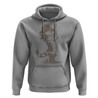 Vintage Cowboy Cat Hoodie Retro 90s Western Country Rodeo Kitten Cowgirl - Wonder Print Shop