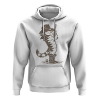 Vintage Cowboy Cat Hoodie Retro 90s Western Country Rodeo Kitten Cowgirl - Wonder Print Shop