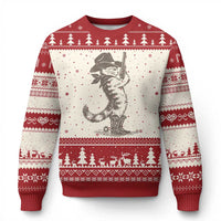 Vintage Cowboy Cat Ugly Christmas Sweater Retro 90s Western Country Rodeo Kitten Cowgirl - Wonder Print Shop