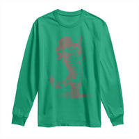 Vintage Cowboy Cat Long Sleeve Shirt Retro 90s Western Country Rodeo Kitten Cowgirl - Wonder Print Shop