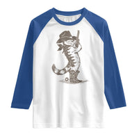 Vintage Cowboy Cat Raglan Shirt Retro 90s Western Country Rodeo Kitten Cowgirl - Wonder Print Shop