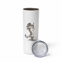 Vintage Cowboy Cat Skinny Tumbler Retro 90s Western Country Rodeo Kitten Cowgirl - Wonder Print Shop