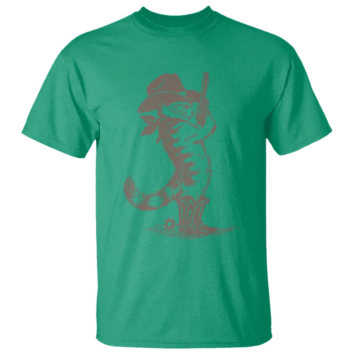 Vintage Cowboy Cat T Shirt Retro 90s Western Country Rodeo Kitten Cowgirl - Wonder Print Shop