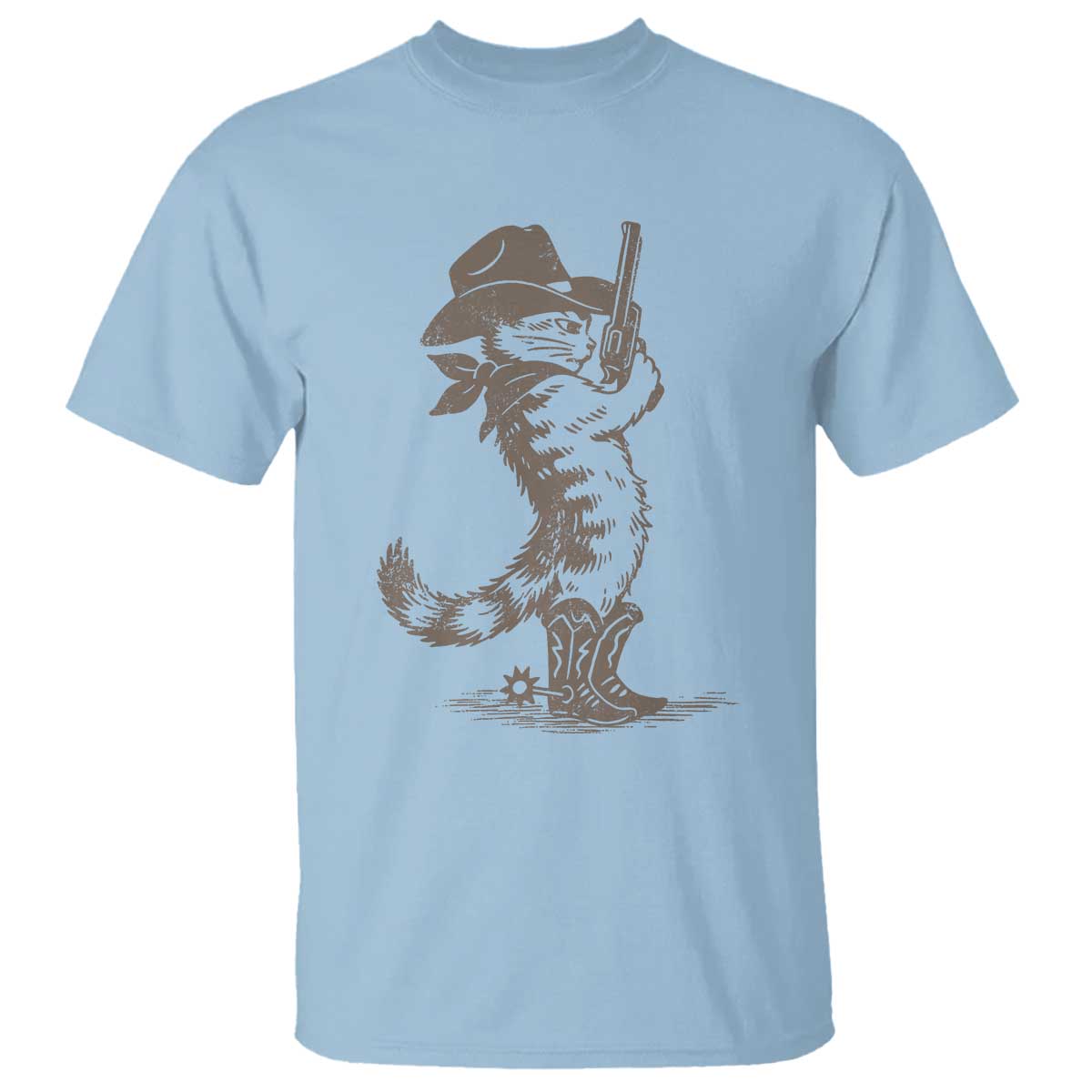 Vintage Cowboy Cat T Shirt Retro 90s Western Country Rodeo Kitten Cowgirl - Wonder Print Shop