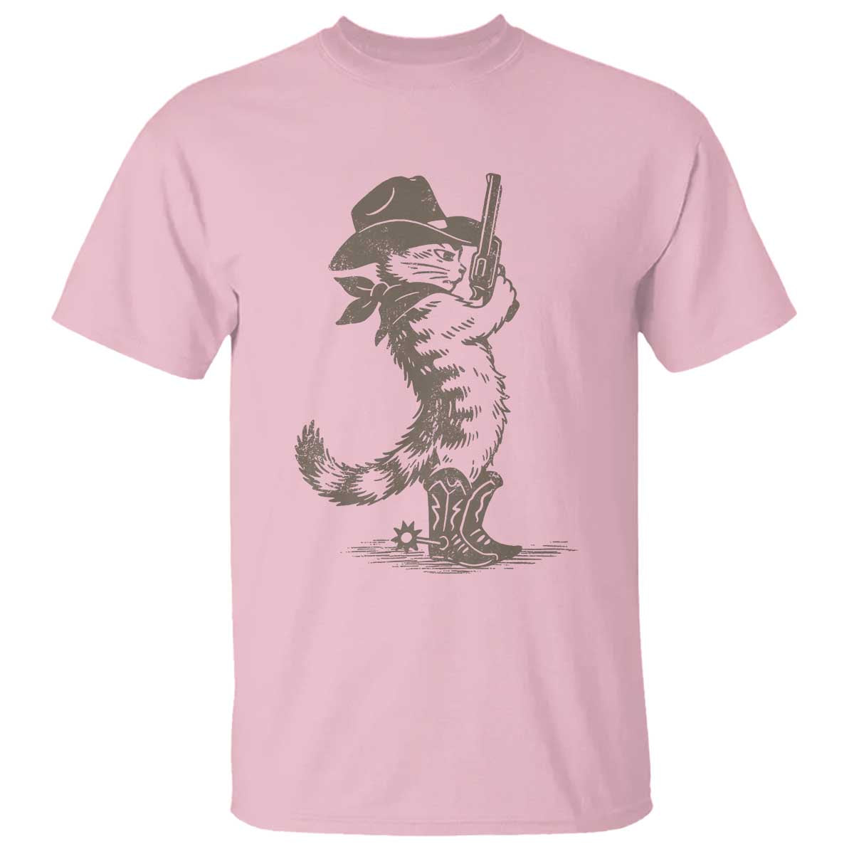 Vintage Cowboy Cat T Shirt Retro 90s Western Country Rodeo Kitten Cowgirl - Wonder Print Shop