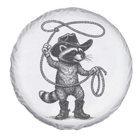 Vintage Raccoon Cowboy Spare Tire Cover Cowgirl Trash Panda Western Country Meme - Wonder Print Shop
