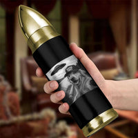 Dog Selfie With Alien UFO Bullet Tumbler Funny Fishing Golden Retriever Smoking Dog Lover - Wonder Print Shop