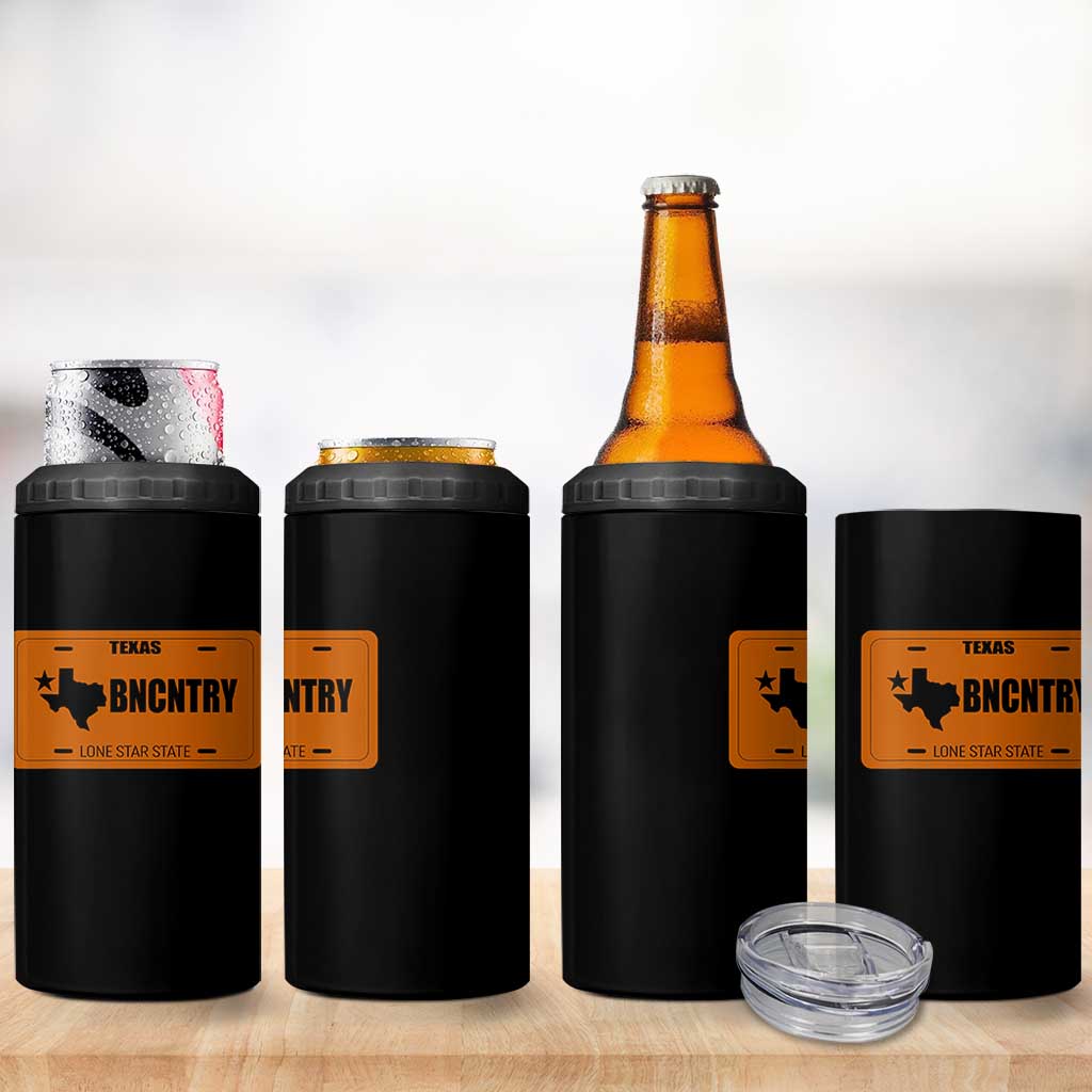 Texas 4 in 1 Can Cooler Tumbler Lone Star State Western Cowboy BNCNTRY Country - Wonder Print Shop