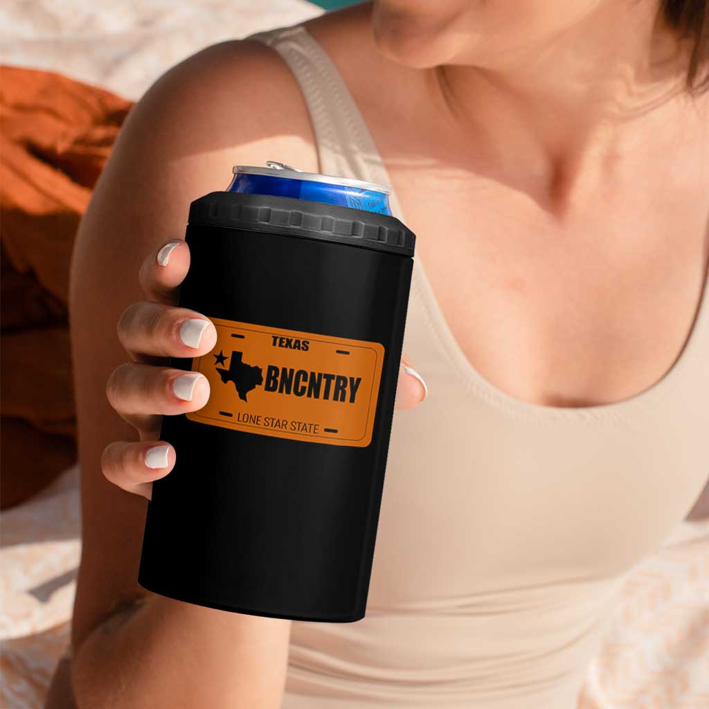 Texas 4 in 1 Can Cooler Tumbler Lone Star State Western Cowboy BNCNTRY Country - Wonder Print Shop