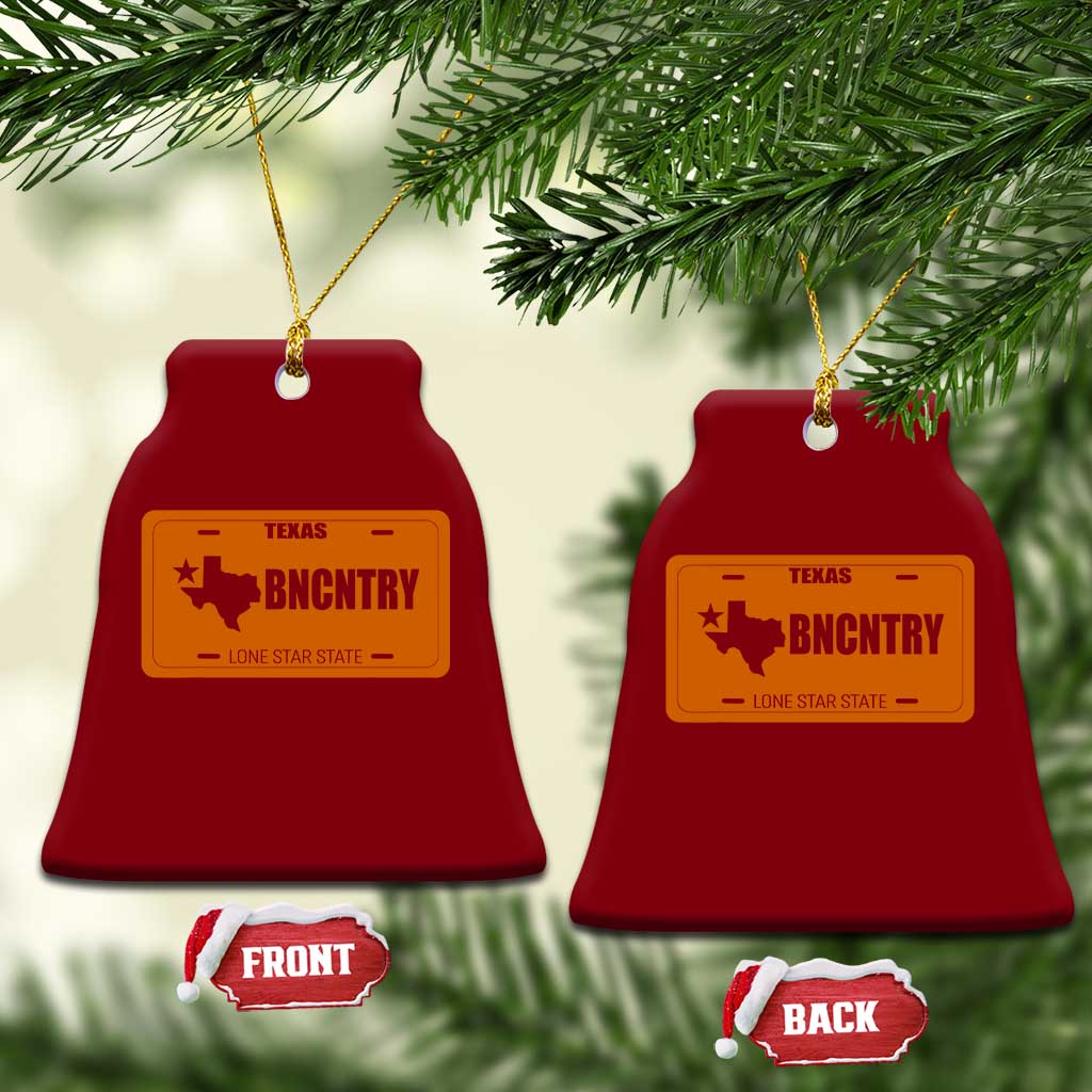 Texas Ceramic Ornament Lone Star State Western Cowboy BNCNTRY Country - Wonder Print Shop