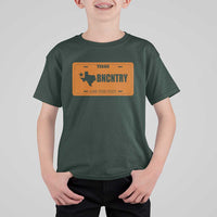 Texas T Shirt For Kid Lone Star State Western Cowboy BNCNTRY Country - Wonder Print Shop