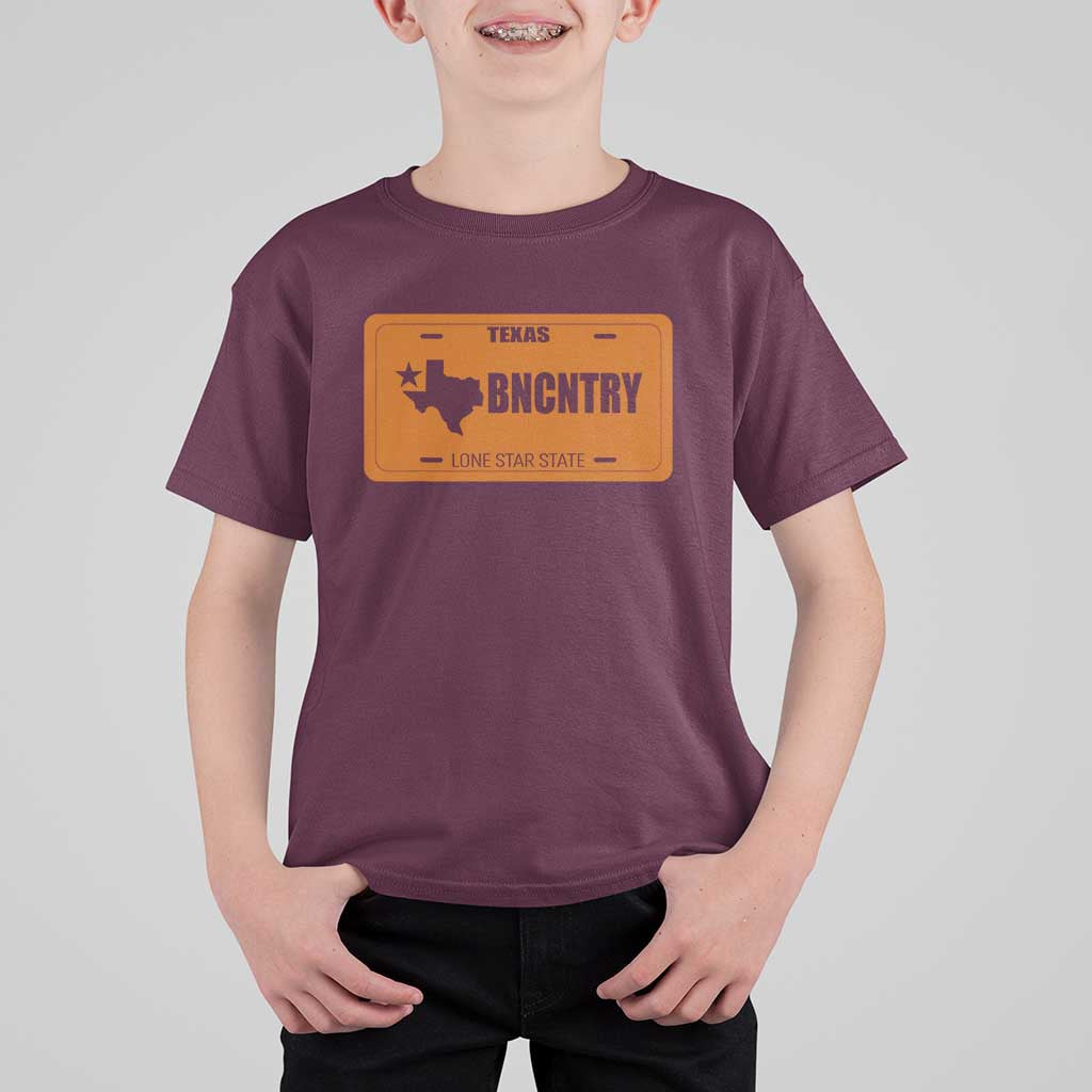 Texas T Shirt For Kid Lone Star State Western Cowboy BNCNTRY Country - Wonder Print Shop