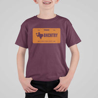 Texas T Shirt For Kid Lone Star State Western Cowboy BNCNTRY Country - Wonder Print Shop