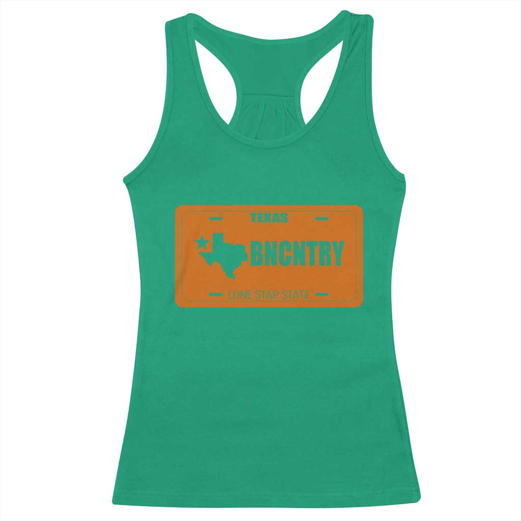 Texas Racerback Tank Top Lone Star State Western Cowboy BNCNTRY Country - Wonder Print Shop