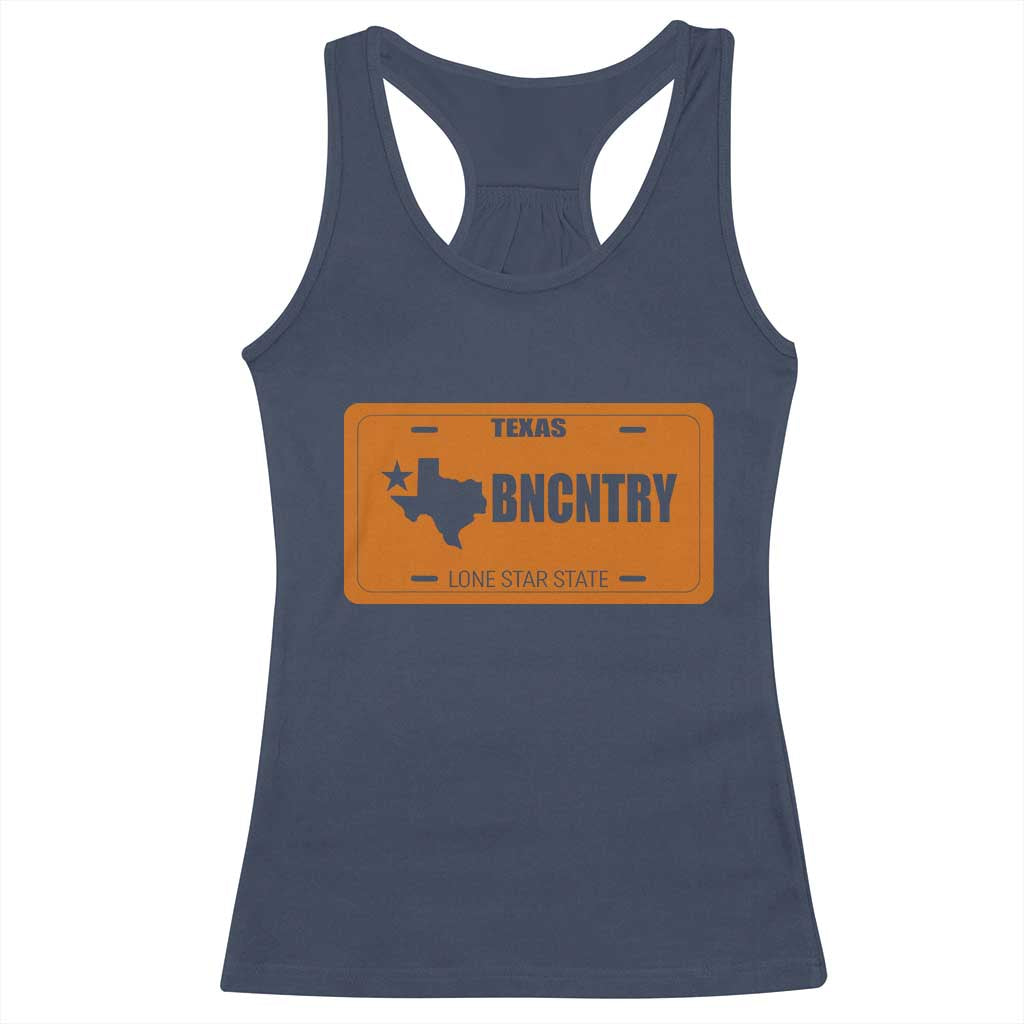 Texas Racerback Tank Top Lone Star State Western Cowboy BNCNTRY Country - Wonder Print Shop