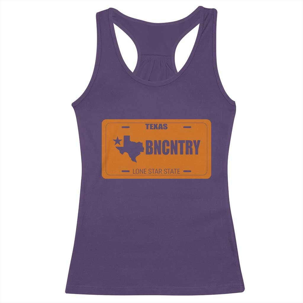 Texas Racerback Tank Top Lone Star State Western Cowboy BNCNTRY Country - Wonder Print Shop