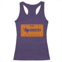 Texas Racerback Tank Top Lone Star State Western Cowboy BNCNTRY Country - Wonder Print Shop