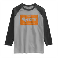 Texas Raglan Shirt Lone Star State Western Cowboy BNCNTRY Country - Wonder Print Shop