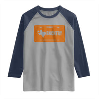 Texas Raglan Shirt Lone Star State Western Cowboy BNCNTRY Country - Wonder Print Shop
