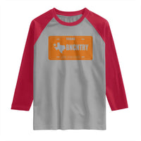 Texas Raglan Shirt Lone Star State Western Cowboy BNCNTRY Country - Wonder Print Shop