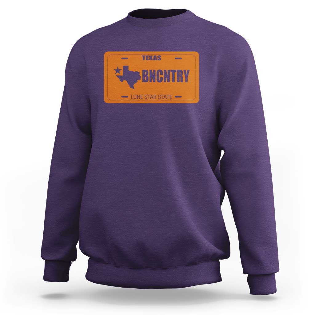 Texas Sweatshirt Lone Star State Western Cowboy BNCNTRY Country - Wonder Print Shop