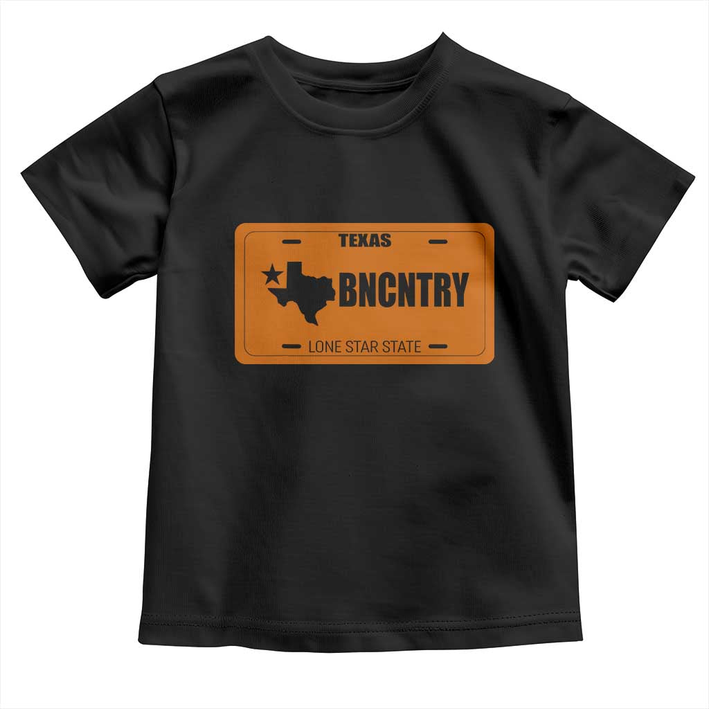Texas Toddler T Shirt Lone Star State Western Cowboy BNCNTRY Country - Wonder Print Shop