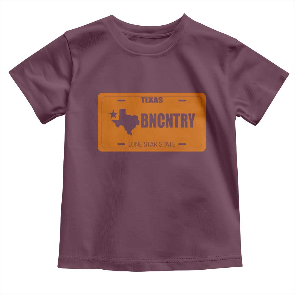 Texas Toddler T Shirt Lone Star State Western Cowboy BNCNTRY Country - Wonder Print Shop