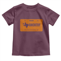 Texas Toddler T Shirt Lone Star State Western Cowboy BNCNTRY Country - Wonder Print Shop