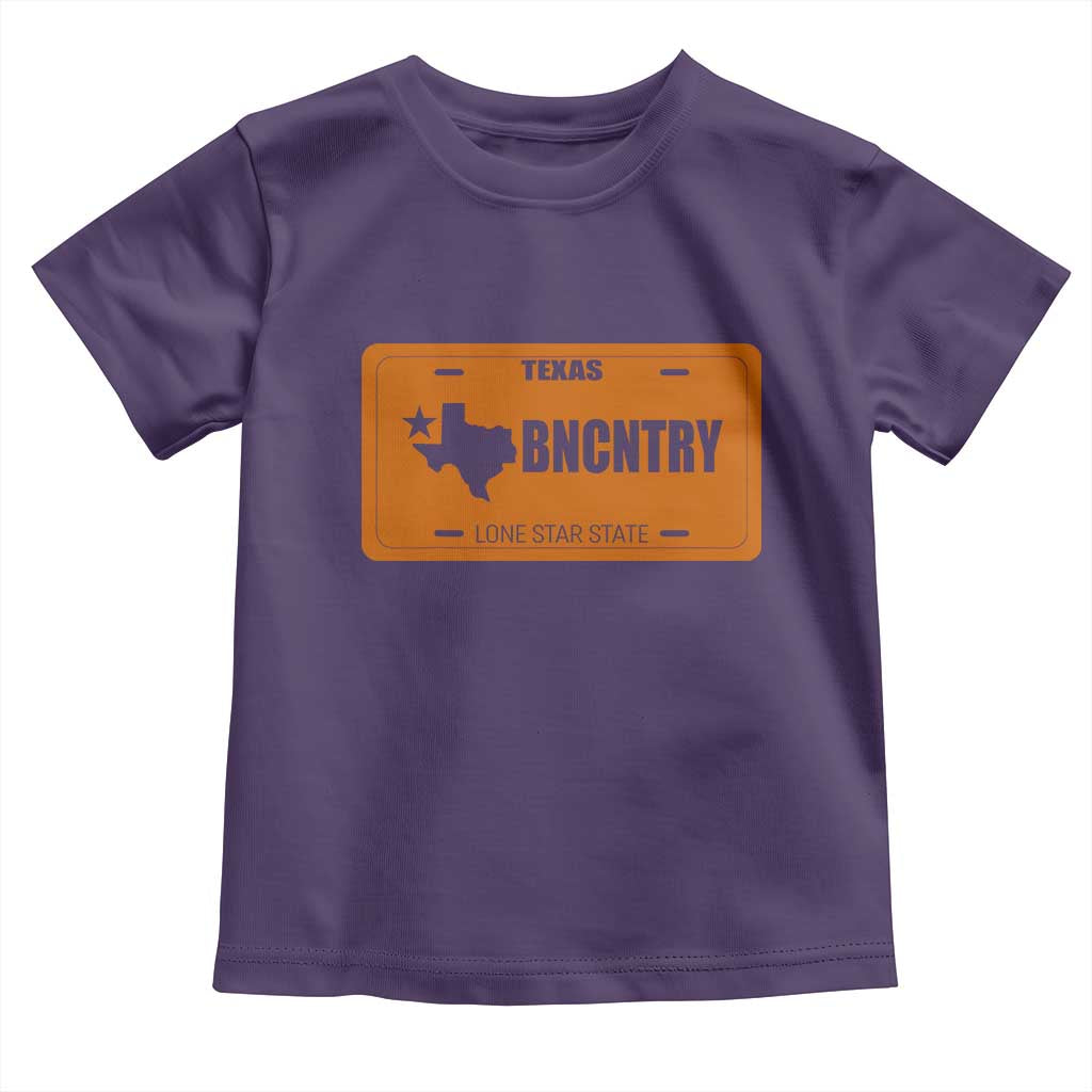 Texas Toddler T Shirt Lone Star State Western Cowboy BNCNTRY Country - Wonder Print Shop