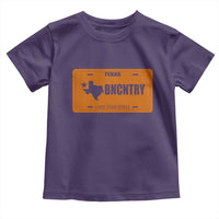 Texas Toddler T Shirt Lone Star State Western Cowboy BNCNTRY Country - Wonder Print Shop