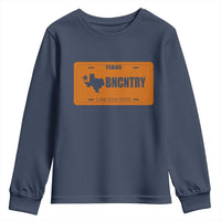 Texas Youth Sweatshirt Lone Star State Western Cowboy BNCNTRY Country - Wonder Print Shop