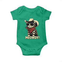Vintage Cowboy Cat Baby Onesie Retro 90s Western Country Rodeo Meowdy Partner - Wonder Print Shop