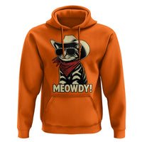 Vintage Cowboy Cat Hoodie Retro 90s Western Country Rodeo Meowdy Partner - Wonder Print Shop
