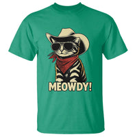Vintage Cowboy Cat T Shirt Retro 90s Western Country Rodeo Meowdy Partner - Wonder Print Shop