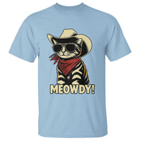 Vintage Cowboy Cat T Shirt Retro 90s Western Country Rodeo Meowdy Partner - Wonder Print Shop