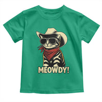 Vintage Cowboy Cat Toddler T Shirt Retro 90s Western Country Rodeo Meowdy Partner - Wonder Print Shop
