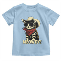 Vintage Cowboy Cat Toddler T Shirt Retro 90s Western Country Rodeo Meowdy Partner - Wonder Print Shop
