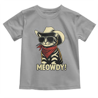 Vintage Cowboy Cat Toddler T Shirt Retro 90s Western Country Rodeo Meowdy Partner - Wonder Print Shop