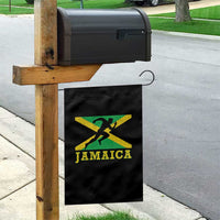 Jamaican Flag Track And Field Garden Flag Retro Vintage Jamaica Runner Track Team - Wonder Print Shop