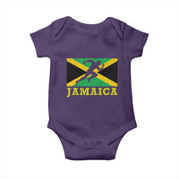 Jamaican Flag Track And Field Baby Onesie Retro Vintage Jamaica Runner Track Team - Wonder Print Shop