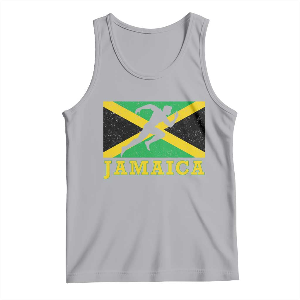 Jamaican Flag Track And Field Tank Top Retro Vintage Jamaica Runner Track Team - Wonder Print Shop