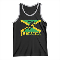 Jamaican Flag Track And Field Tank Top Retro Vintage Jamaica Runner Track Team - Wonder Print Shop