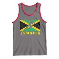 Jamaican Flag Track And Field Tank Top Retro Vintage Jamaica Runner Track Team - Wonder Print Shop