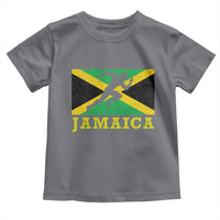 Jamaican Flag Track And Field Toddler T Shirt Retro Vintage Jamaica Runner Track Team - Wonder Print Shop